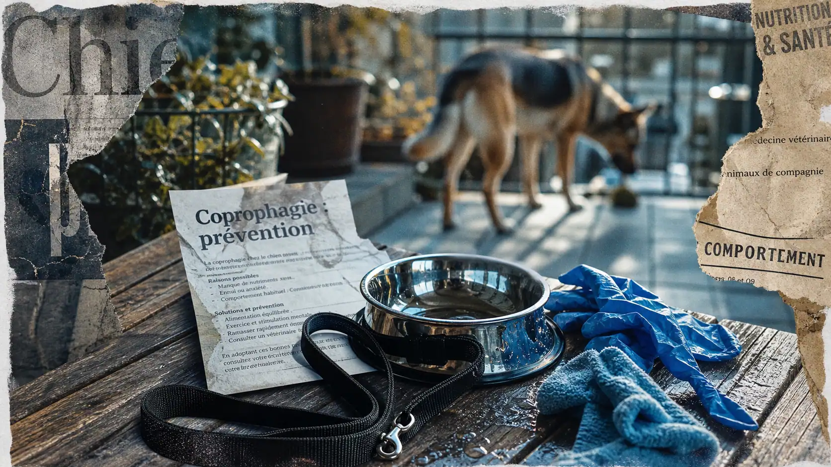 Chien qui mange caca : prévenir la coprophagie
