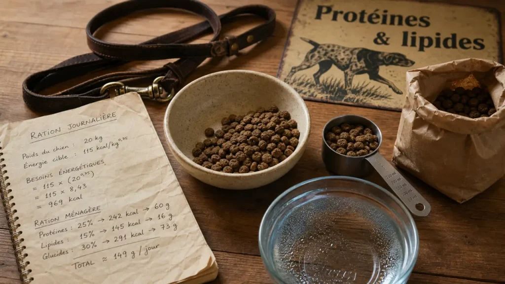 Croquettes pour chien de chasse : comment choisir selon l’activité et le métabolisme