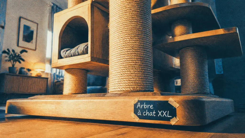 Arbre à chat pour gros chat : base lestée, plateformes larges et fixation murale