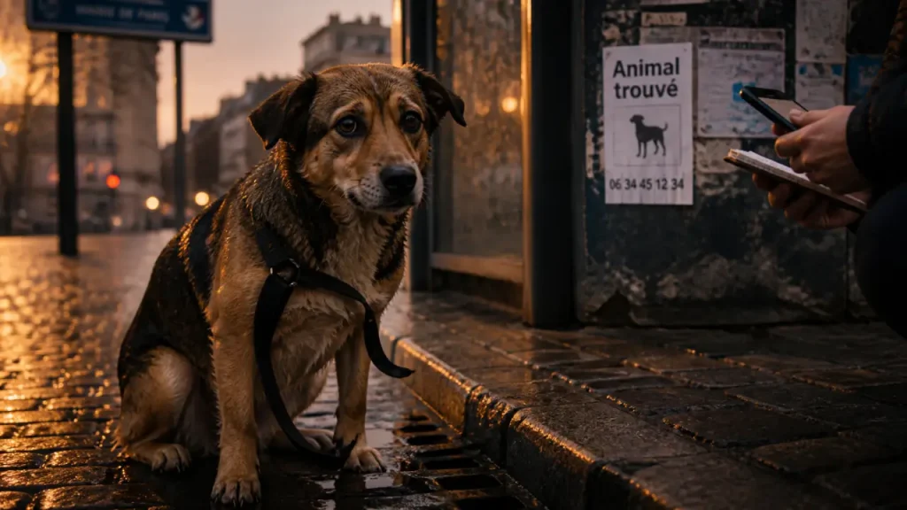 Chien sans collier : que faire, qui appeler et comment retrouver son propriétaire ?