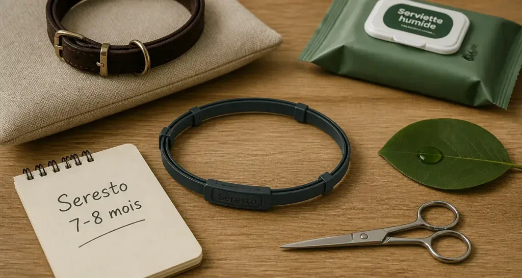 Collier Seresto pour chien : 8 mois de protection contre les puces et tiques