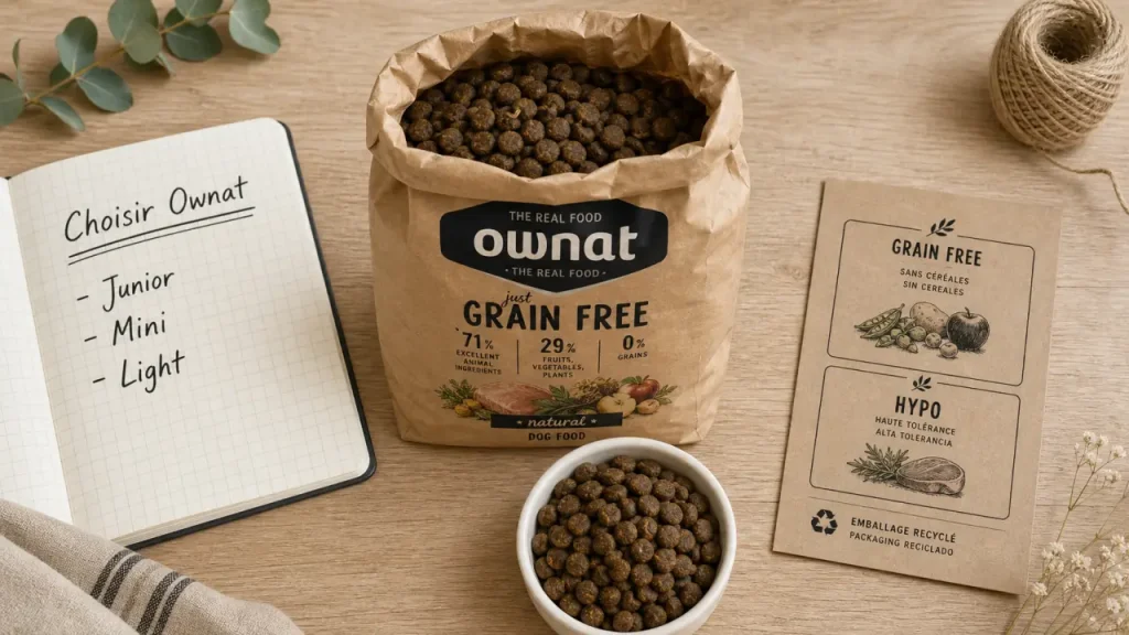 Croquettes Ownat pour chien : choisir la bonne gamme selon l’âge, la taille et les sensibilités