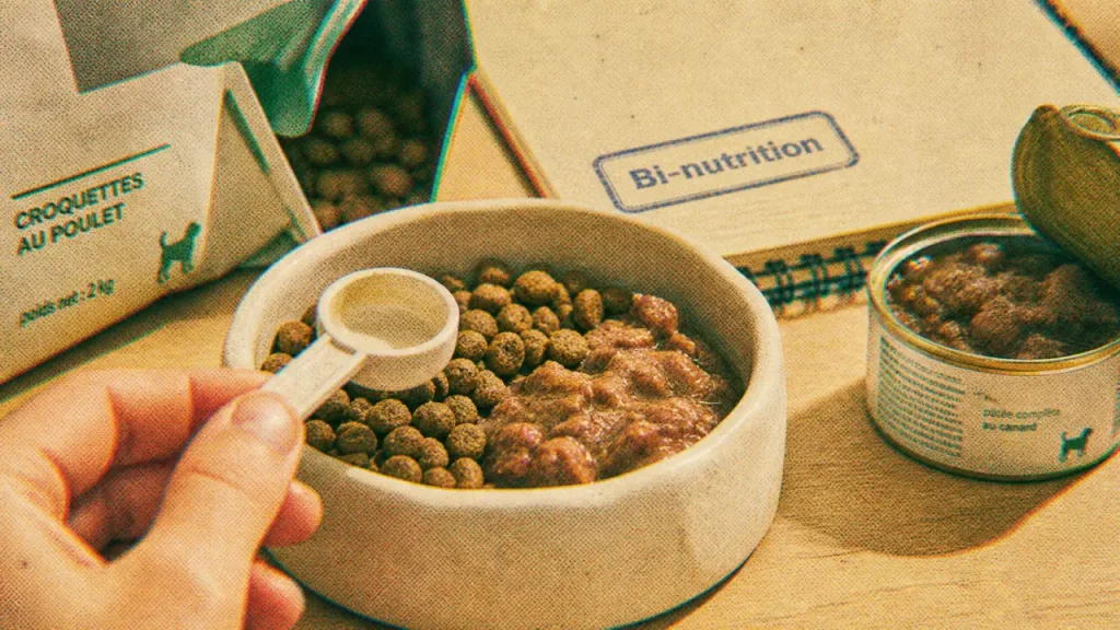 Peut-on mélanger croquettes et pâtée pour chien ? Dosage, gamelle et transition progressive