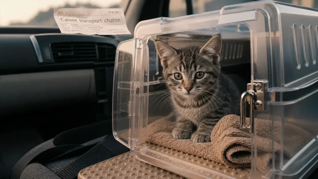 Caisse transport chaton : rigide, sac ou panier selon le trajet ?