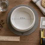 Gamelle ceramique pour chien stable, hygiénique, fond lourd