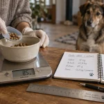 Croquettes pour chien stérilisé en surpoids : ration mesurée au poids